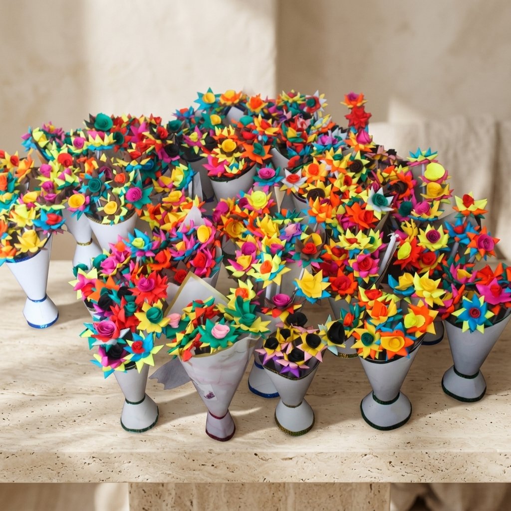 Handmade Paper Flower Bouquets