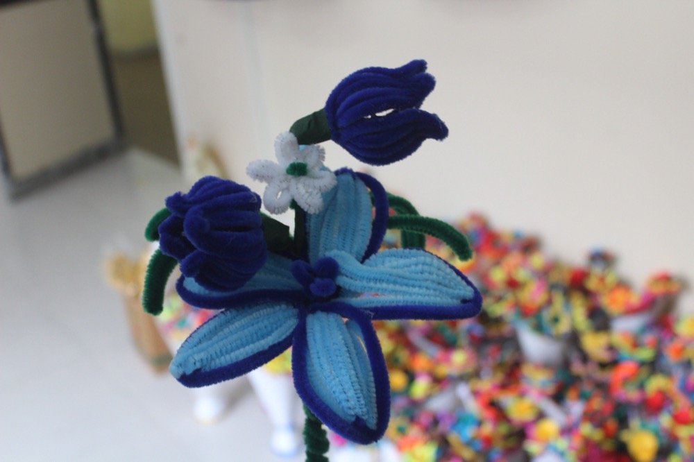 Bluebell Pipe Cleaner Stem
