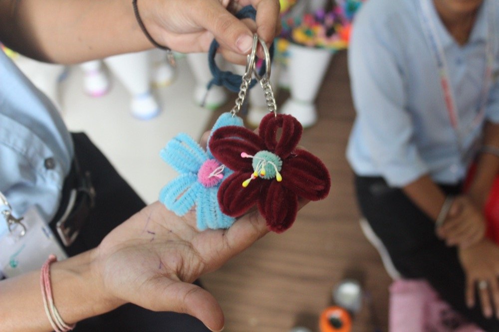 Love Unbound Flower Keychains